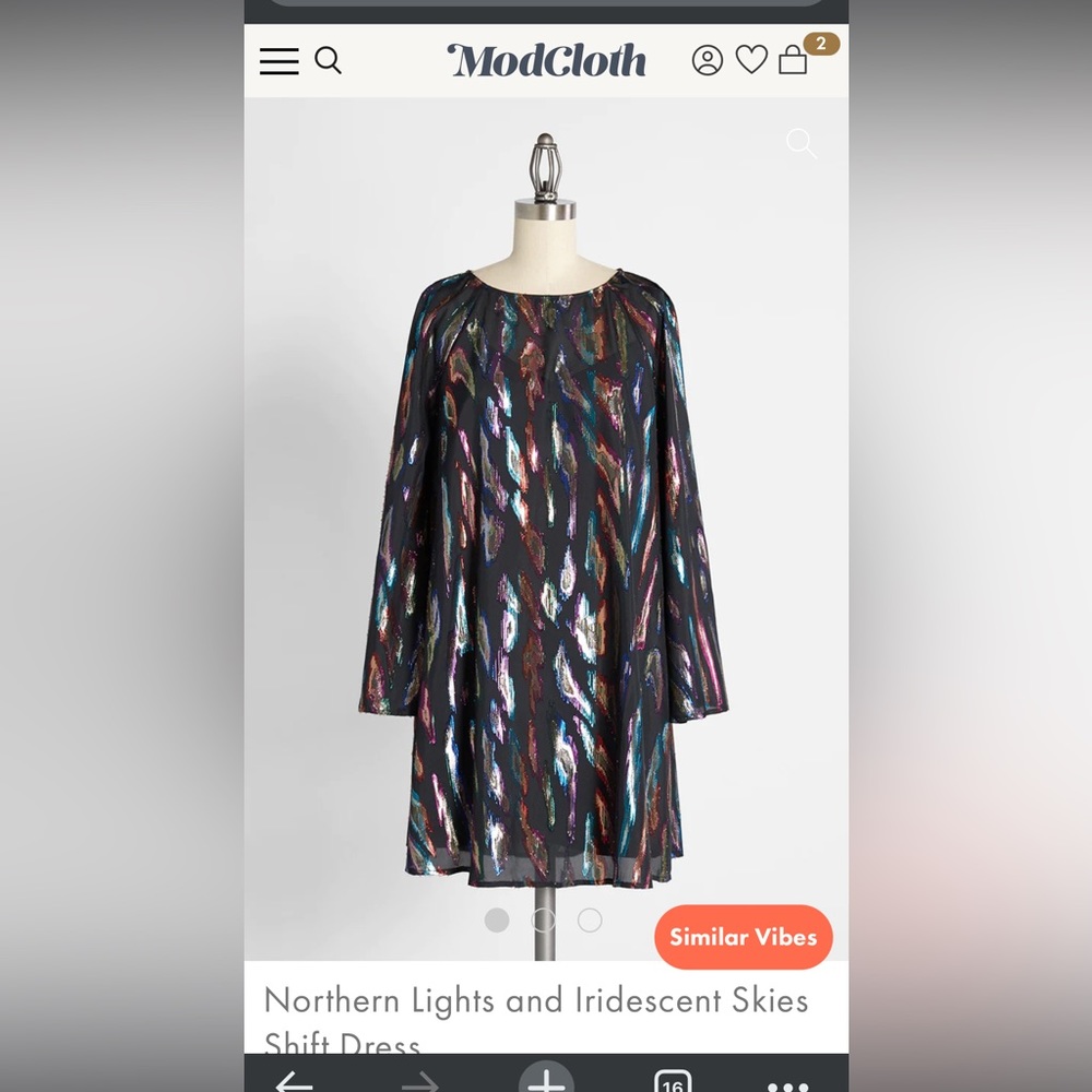 ModCloth Northern Lights dress